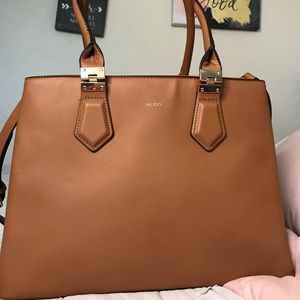 Aldo brown leather purse
